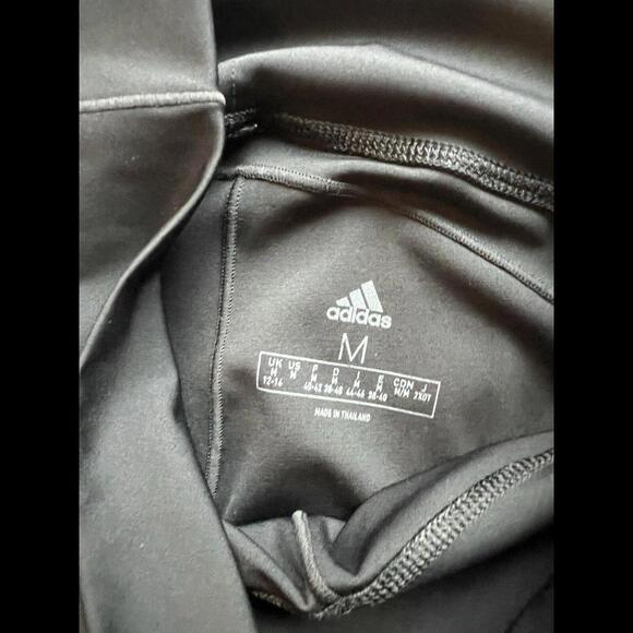 adidas Womens Believe This‎ Block Tights Medium Black White - Picture 6 of 8